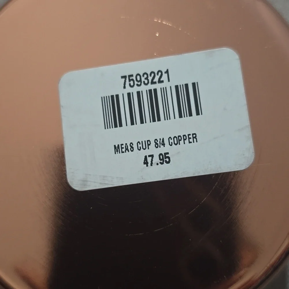 ❤️BUY 2 GET 1 FREE Sur La Table Copper Measuring Cup Set of 4, Retail $47.95 USD
